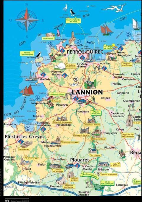 Maison Lannion Historique - Cote De Granit Rose Zewnętrze zdjęcie